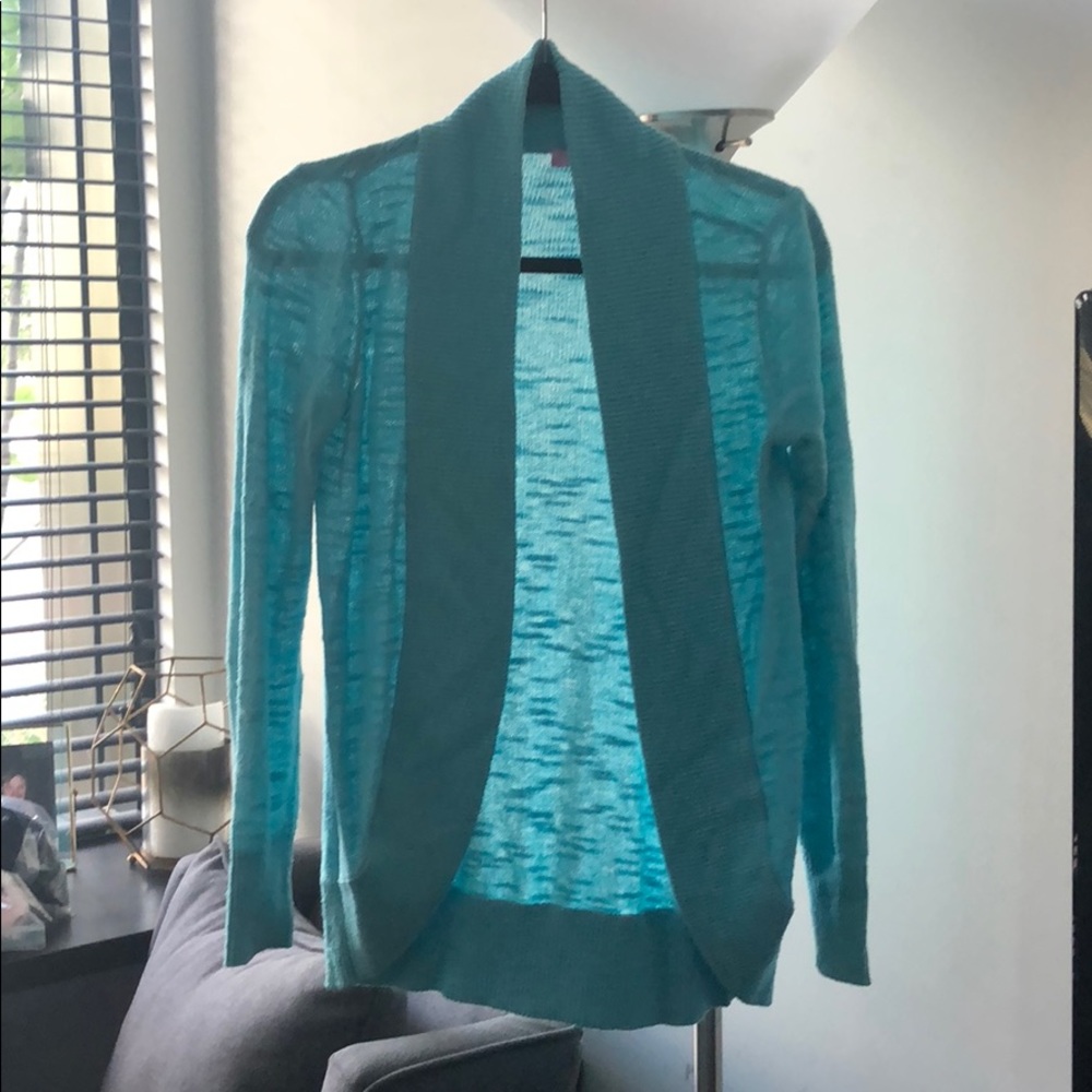Lilly pulitzer teal light knit sweater